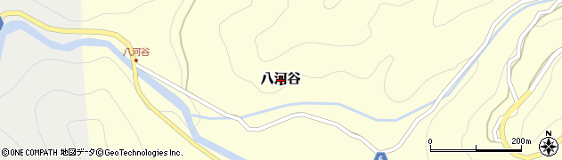 鳥取県八頭郡智頭町八河谷周辺の地図