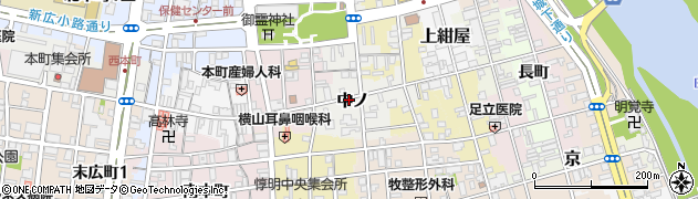 京都府福知山市中ノ周辺の地図