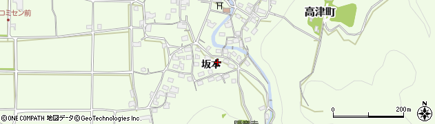 京都府綾部市高津町坂本20周辺の地図