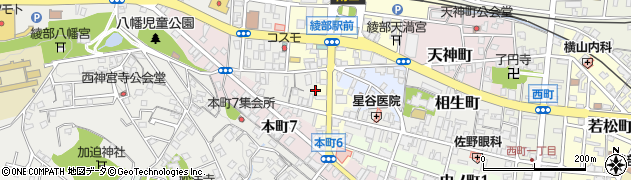 京都府綾部市幸通西馬場23周辺の地図