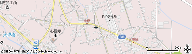岐阜県多治見市笠原町上原区820周辺の地図