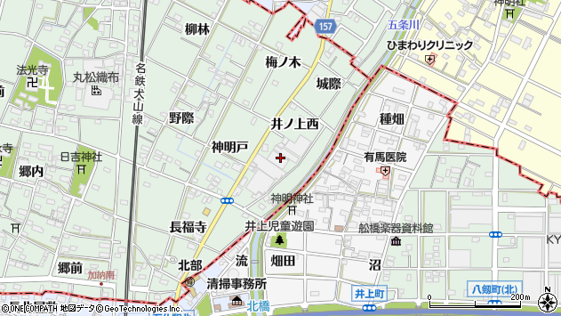 〒491-0811 愛知県一宮市千秋町加納馬場の地図
