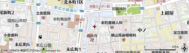 京都府福知山市東本町周辺の地図