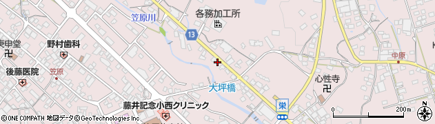 岐阜県多治見市笠原町1479周辺の地図