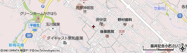 岐阜県多治見市笠原町神戸区2930周辺の地図