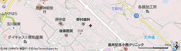 笠原郵便局 ＡＴＭ周辺の地図