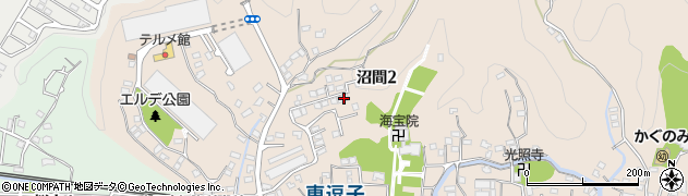 神奈川県逗子市沼間2丁目7-21周辺の地図