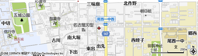 愛知県一宮市東五城出先37周辺の地図