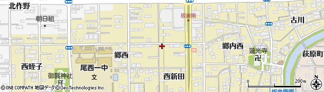 愛知県一宮市三条酉新田30周辺の地図