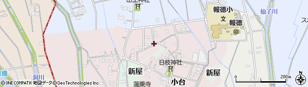 神奈川県小田原市小台周辺の地図