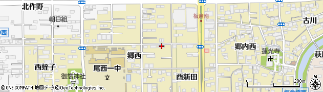 愛知県一宮市三条酉新田1周辺の地図