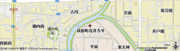 愛知県一宮市萩原町花井方（平）周辺の地図