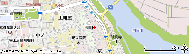 京都府福知山市東長周辺の地図