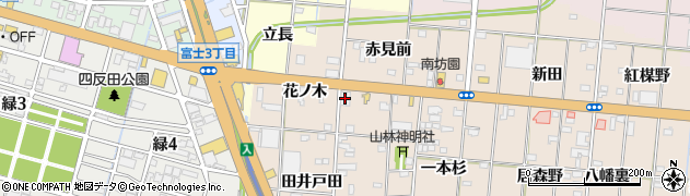 川喜 一宮店周辺の地図