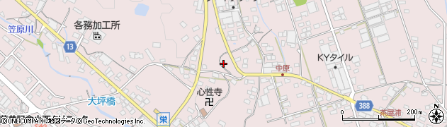 岐阜県多治見市笠原町上原区1576周辺の地図