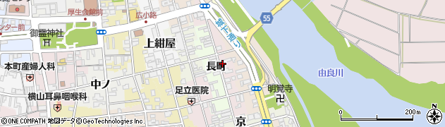 京都府福知山市東長町周辺の地図