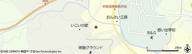 岐阜県恵那市明智町832周辺の地図