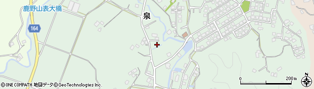 千葉県君津市泉575周辺の地図