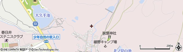 愛知県春日井市細野町周辺の地図