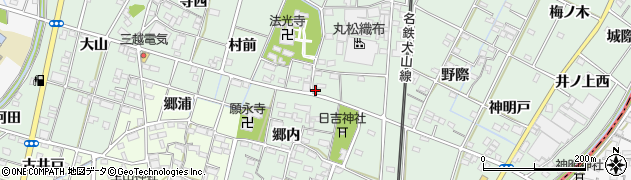 愛知県一宮市千秋町加納馬場郷内174周辺の地図