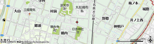 愛知県一宮市千秋町加納馬場郷内185周辺の地図