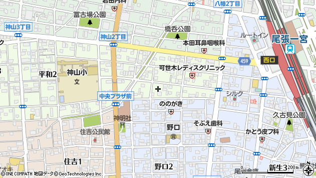 〒491-0905 愛知県一宮市平和の地図