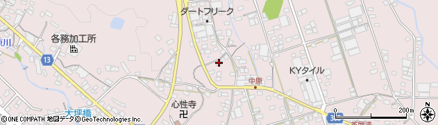 岐阜県多治見市笠原町上原区1317周辺の地図