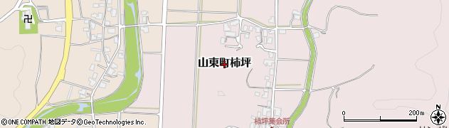 兵庫県朝来市山東町柿坪周辺の地図