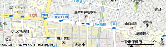 城崎通周辺の地図