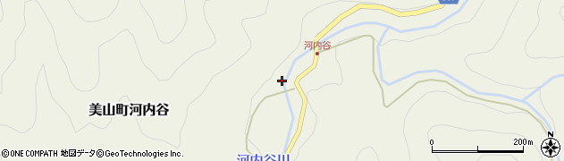 京都府南丹市美山町河内谷（反保）周辺の地図