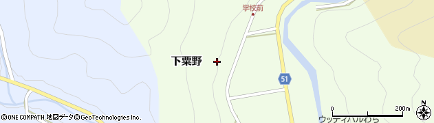 京都府京丹波町（船井郡）下粟野（西反圃）周辺の地図
