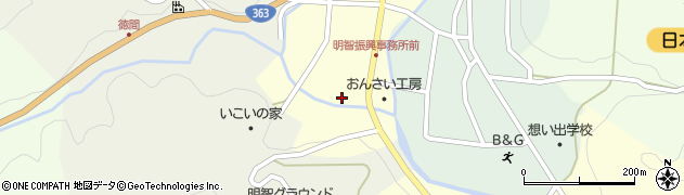 岐阜県恵那市明智町845周辺の地図