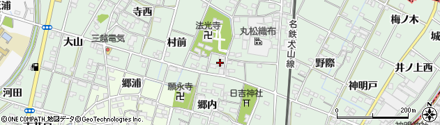 愛知県一宮市千秋町加納馬場郷内175周辺の地図
