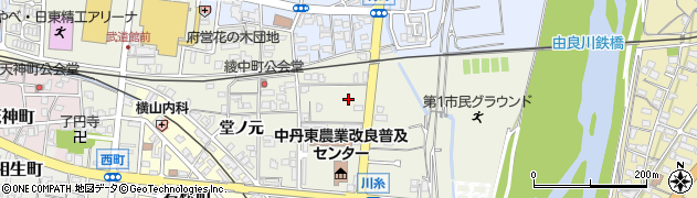 京都府綾部市川糸町（北古屋敷）周辺の地図