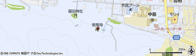 京都府綾部市大島町周辺の地図
