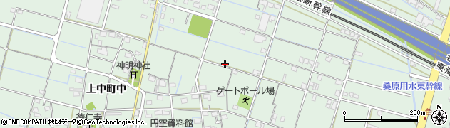 岐阜県羽島市上中町（中）周辺の地図