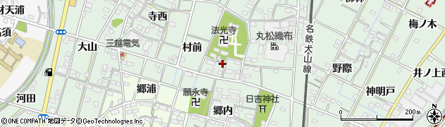 愛知県一宮市千秋町加納馬場郷内171周辺の地図