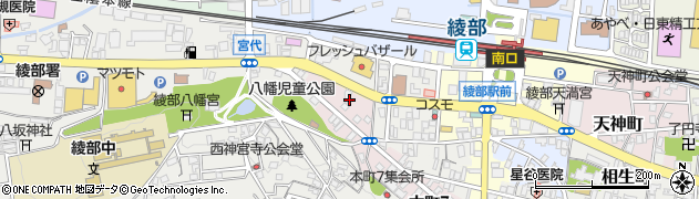 花美　綾部店周辺の地図