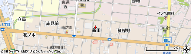 愛知県一宮市浅野新田周辺の地図