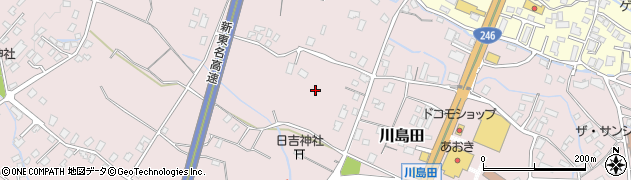 静岡県御殿場市川島田周辺の地図
