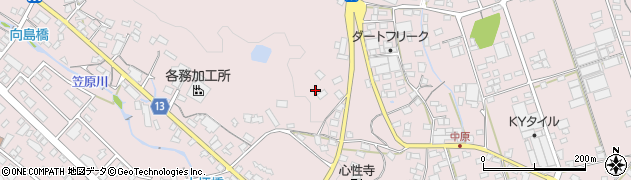 岐阜県多治見市笠原町1593周辺の地図