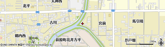 愛知県一宮市三条（芦山）周辺の地図