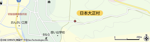 岐阜県恵那市明智町1215周辺の地図