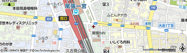 ホームメイトＦＣ一宮駅前店周辺の地図