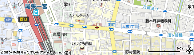本町南周辺の地図