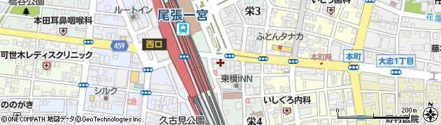 魚民 尾張一宮東口駅前店周辺の地図