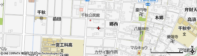 愛知県一宮市千秋町佐野周辺の地図