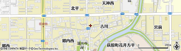 愛知県一宮市三条古川1817周辺の地図