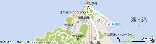 江ノ島郵便局周辺の地図