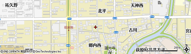 愛知県一宮市三条北平611周辺の地図